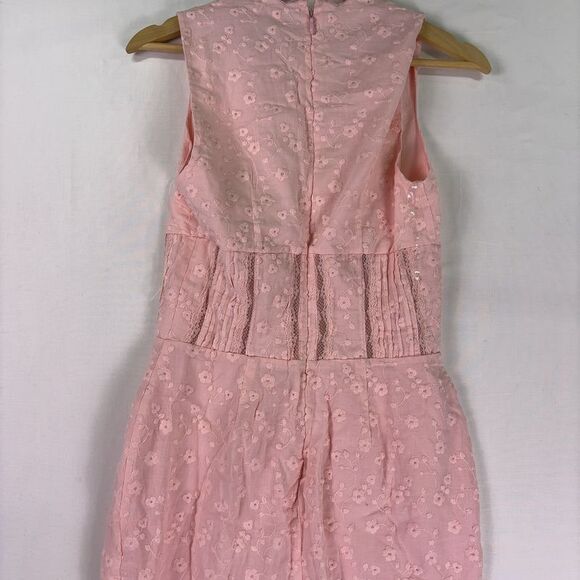 House of CB Sophina Maxi Midi‎ Dress Pockets Eyelit Scalloped Plunge - Picture 5 of 5